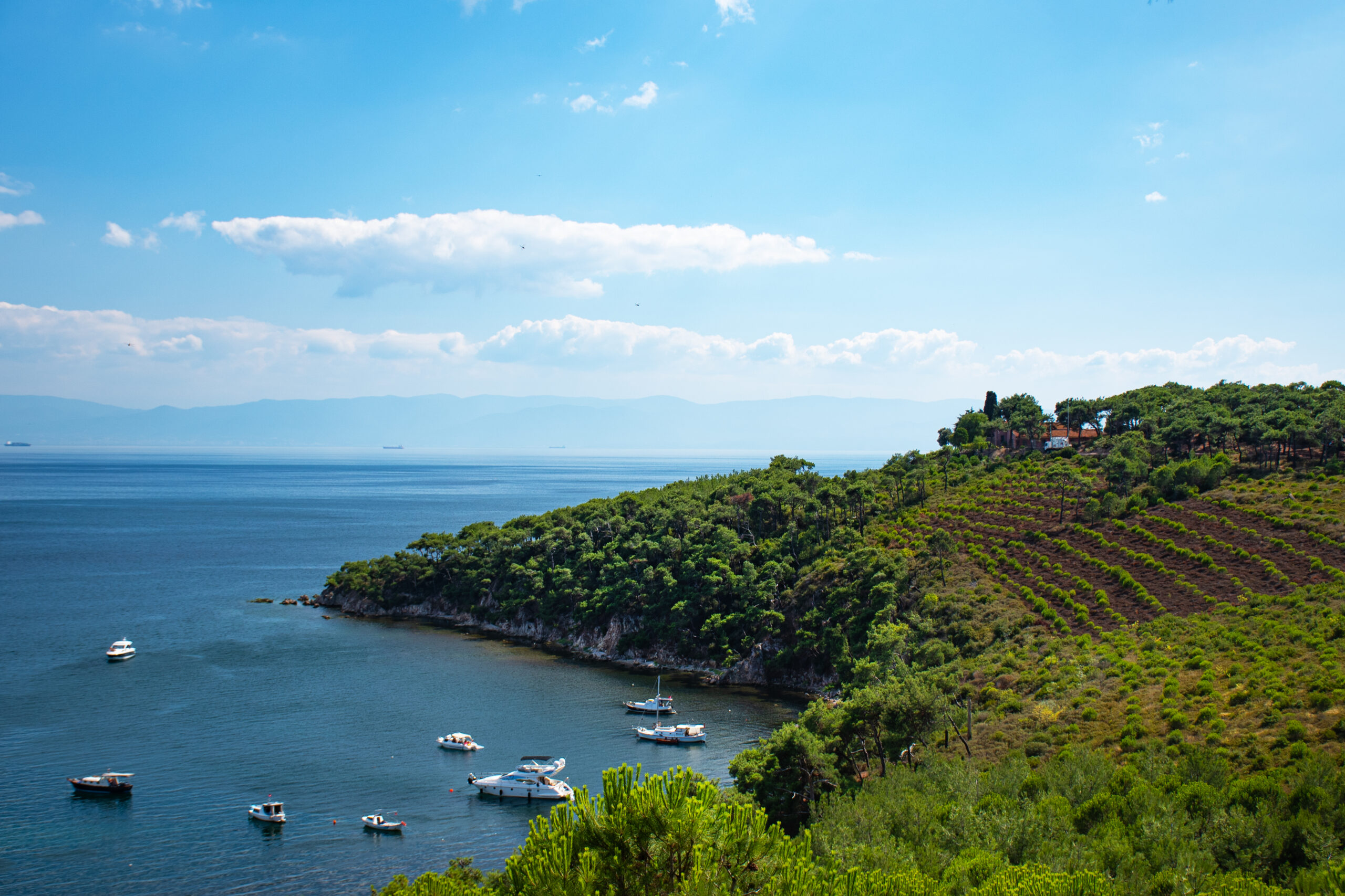 princess island istambul panorama wiew summer. Marmara sea